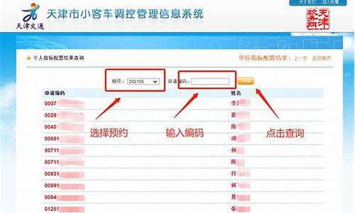 天津摇号结果每月什么时候可以查_天津汽车摇号结果每个月几号出